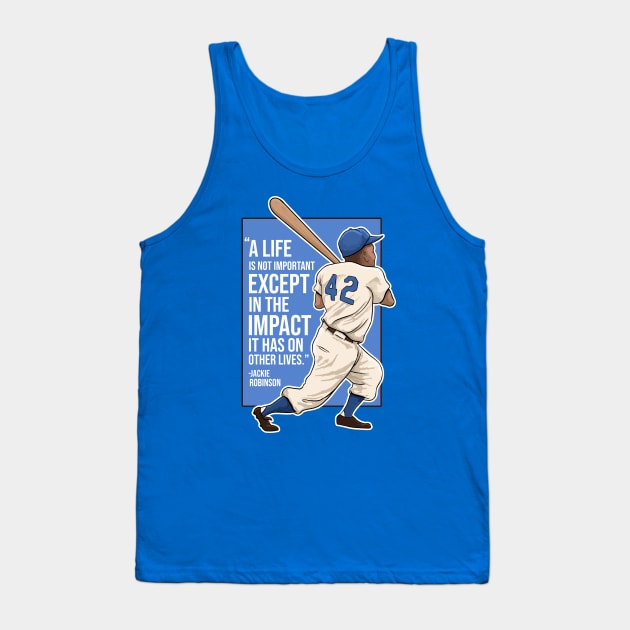 Jackie Robinson Tank Top by GAMAS Threads